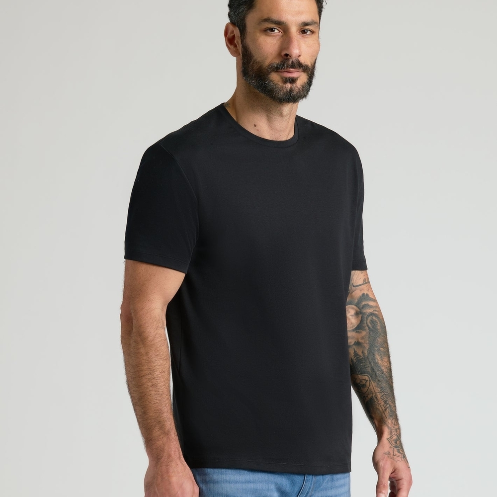 Men's Black Short Sleeve T-Shirt